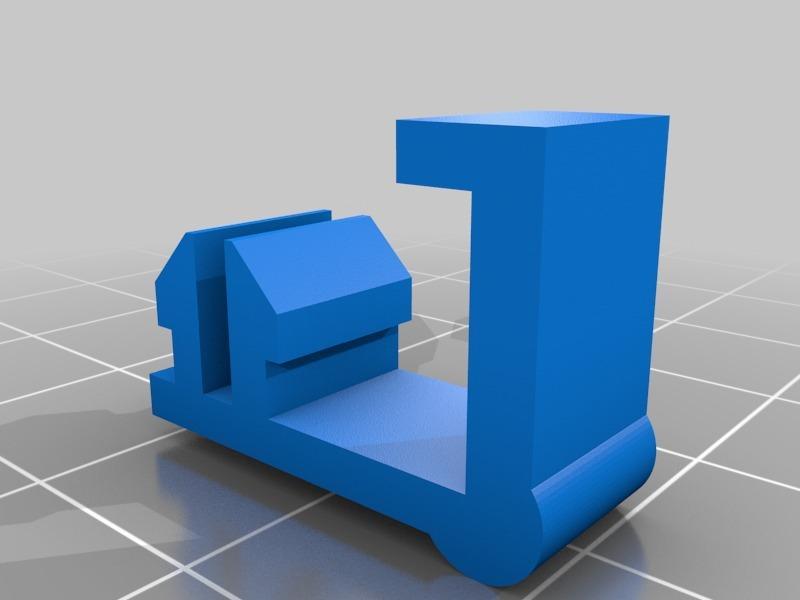 Pinewood Derby Track Cable Management Clip