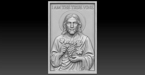 7 JESUS CNC Relief Model