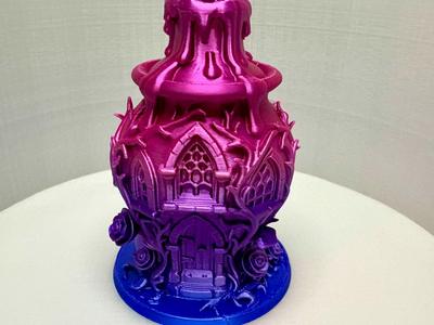 Gothic Rose Candle Tower