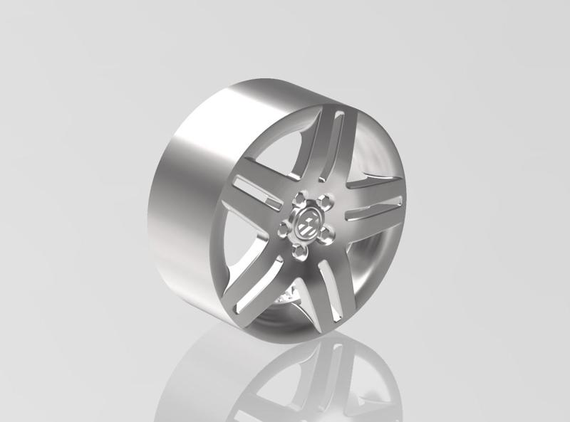 Volkswagen Golf 3  wheels  for scale model 1/18 1/24 etc.