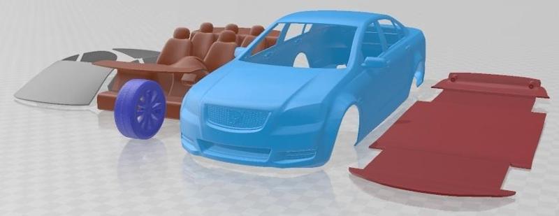 Holden Commodore VE Sedan 2012 Printable Car