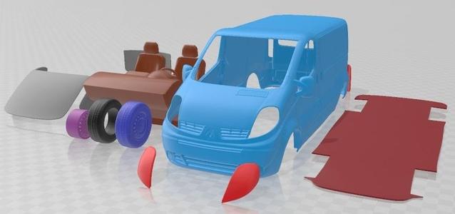 Renault Trafic 2010 Printable Van