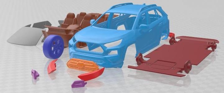 Toyota Rav4 Trd 2020 v3 Printable Car