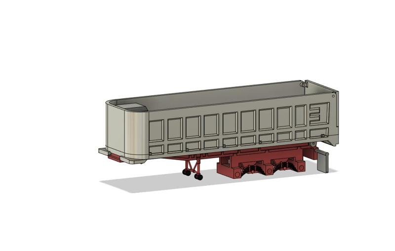 1:64 Triaxle Moving Dump Trailer for DCP/ Greenlight