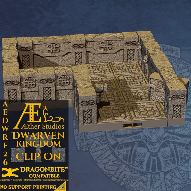 AEDWRF26 - Dwarven Kingdom Clip-On Walls