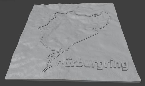 Nürburgring 3D layout