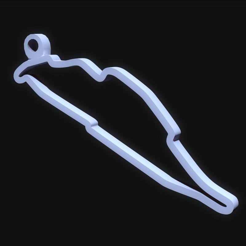 GILLES VILLENEUVE KEY RING - FORMULA 1 - 2024