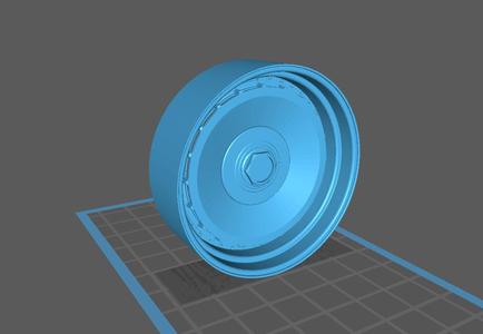 BMW Style 3 3 piece wheel for scale models (scalable)