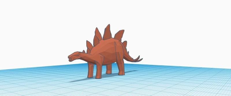 Low Polly Stegosaurus