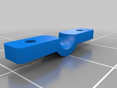 RC plane tail wheel fastener