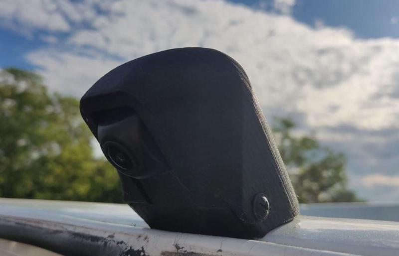 Reversing camera housing.