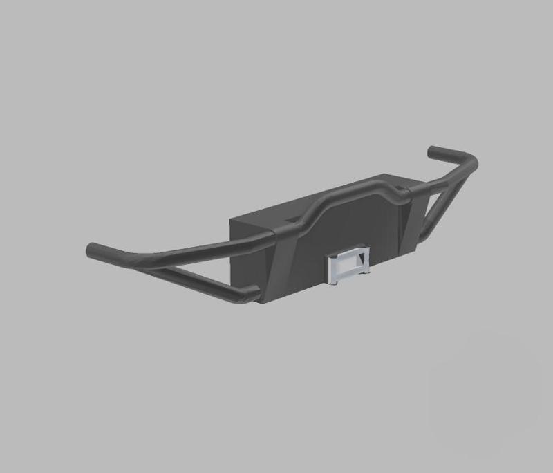4x4 Tube Hybrid Front Bumper 1:24 & 1:25 Scale