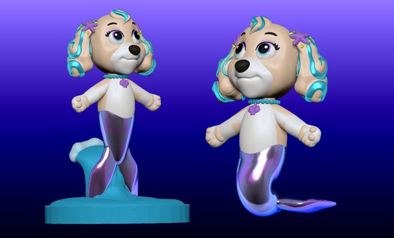 CAROL PAW PATROL mermaid
