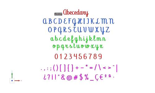 Letters and Numbers ABECEDARY (9) | Logo