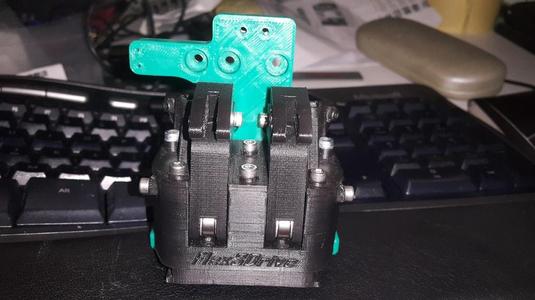 X-carriage for Flex3Drive for wanhao duplicator, malyan m150 and similar i3 clones