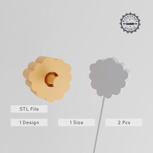 Sheep Cake Pop Mold, Farm Livestock & Wool Animal Baking Tool, 2-Piece 3D Printing STL