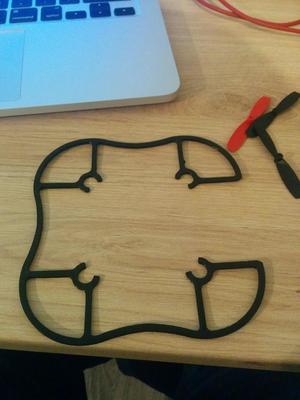 QX80 drone propeller guard
