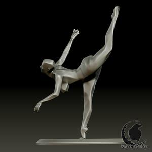 V7 CLAY DANCER   STATUE ORNAMENT