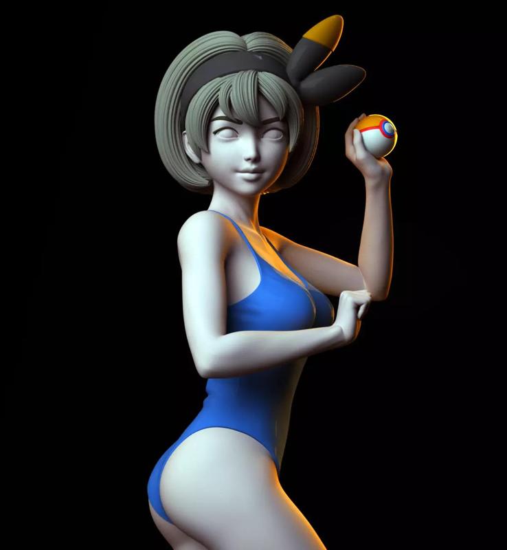 Bea -  Pokemon Fanart - Swimsuit