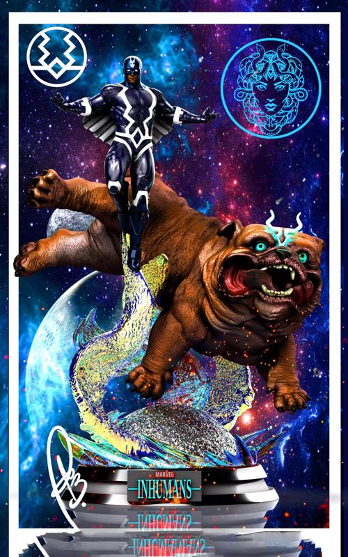 BLACKBOLT AND LOCKJAW BY CREATIVE GEEK MB