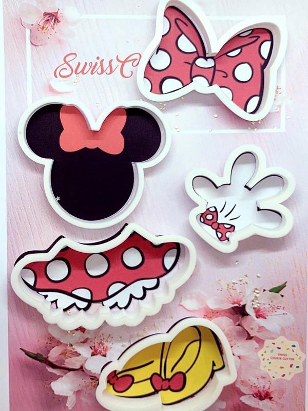 5 Pcs Minnie Mouse cutter set