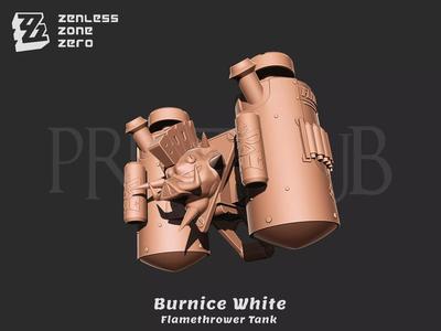 Burnice white Flamethrower Tank - Zenless zone zero