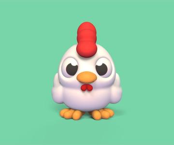 Cute Little Hen