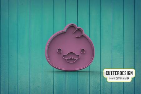 Duckling Face Duck Face Cookie Cutter M1
