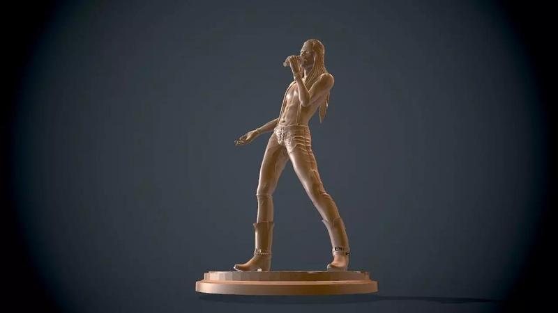 Axl Rose 3D PRINT HD - SALE -