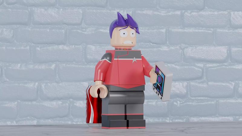 Bradward Boimler Lego Maxifig - Fully Articulated