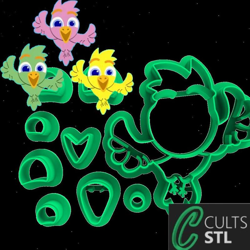 CORTADOR PÁSSARO - MUNDO BITA - 5cm