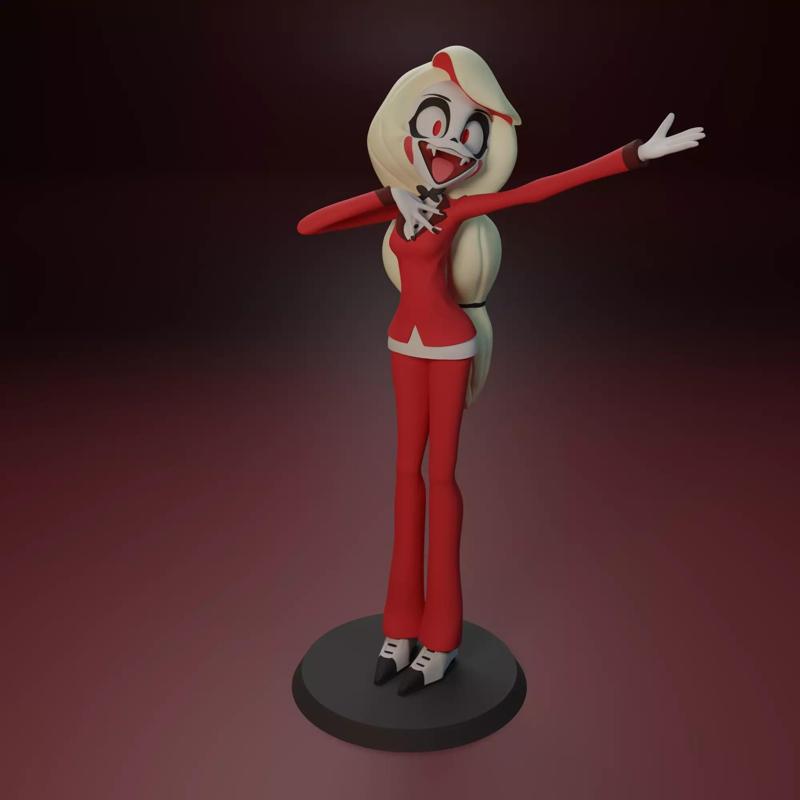 Charlie Morningstar from Hazbin Hotel 2 versions