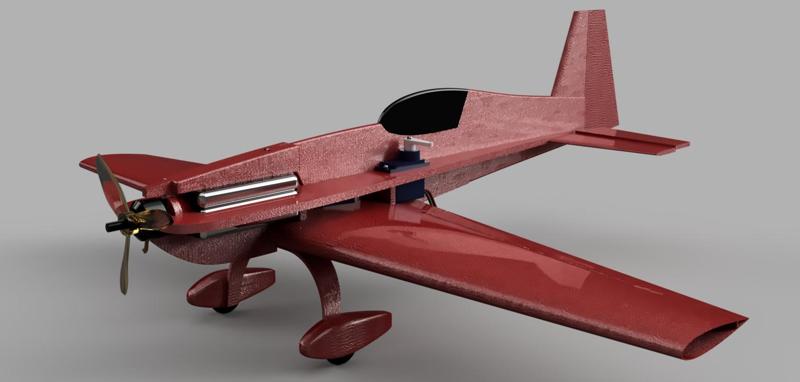 Free and Complete Extra 300 3D Printable Aerobatic Airplane!