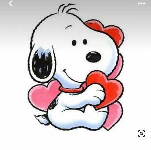 SNOOPY COOKIE VALENTINE LOVE HEART