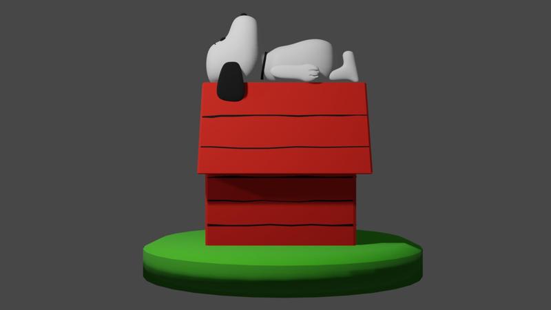Snoopy On Doghouse (Peanuts)