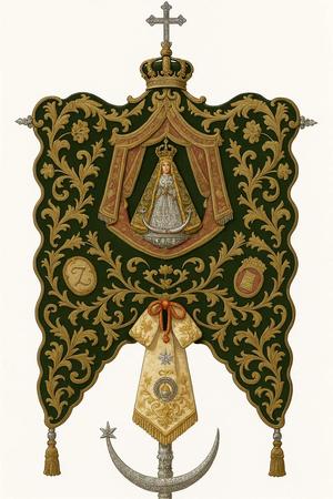 Simpecado, Hermandad, Rocío, Procession, Carreta, Virgen, Estandarte, Devotion, Camino, Romería, Marismeña, Almonte
