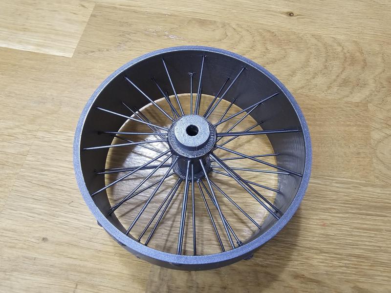 spoked wheel / Speichenrad 125mm RC