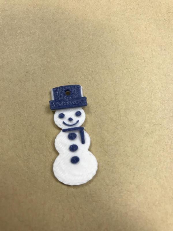 Mini Snowman Christmas Tree Ornament