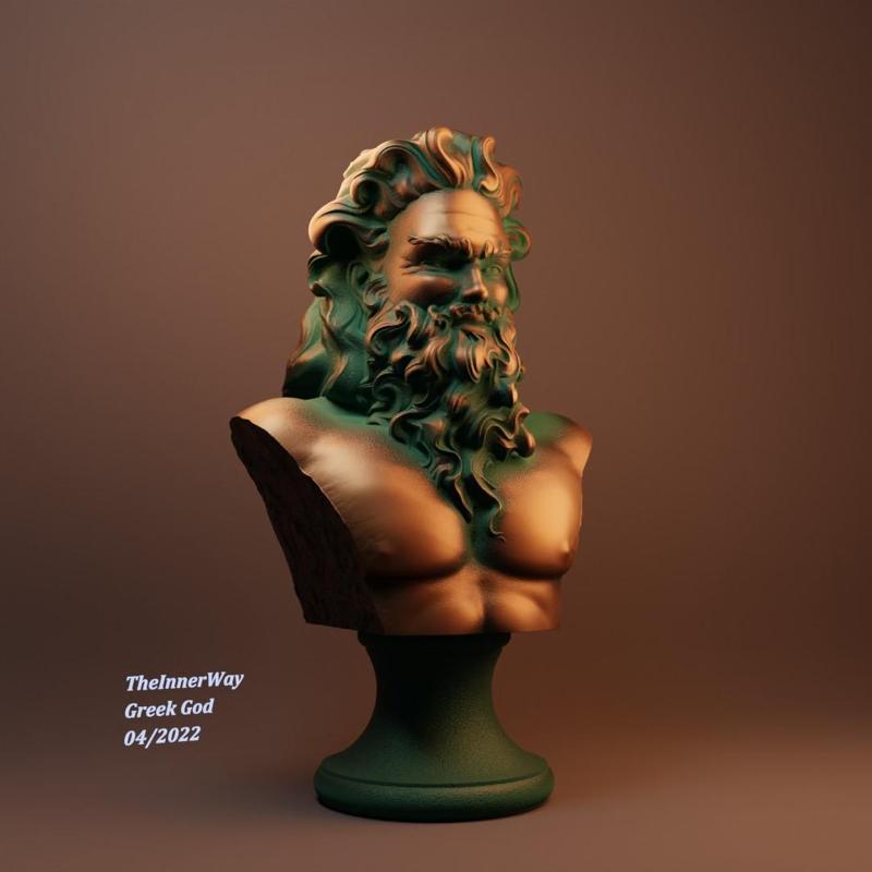 Greek God Sculpture