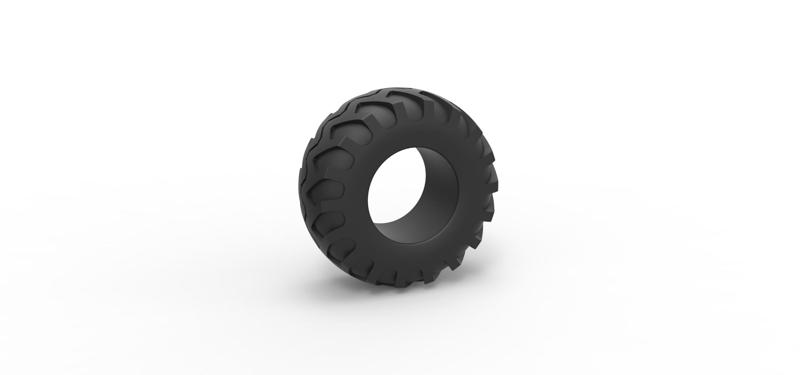 Diecast offroad tire 124 Scale 1:25