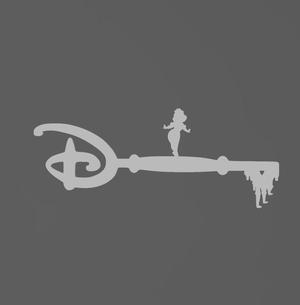 Key Tic et Tac - Clef Tic et Tac - key Chip and Dale - Disney - Clarisse