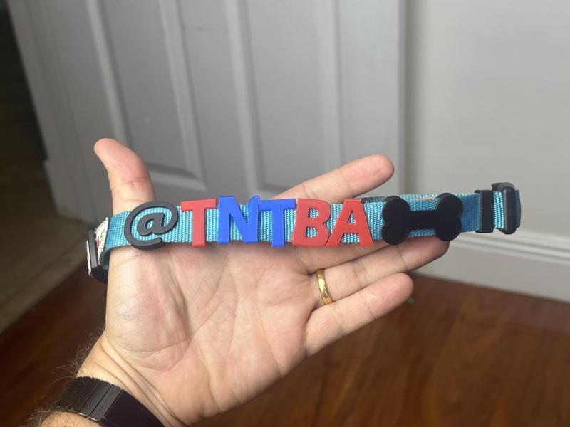 Dog Collar Letters by TNTBA