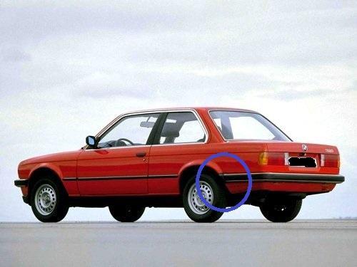 3D Scanned End piece rear bumper BMW