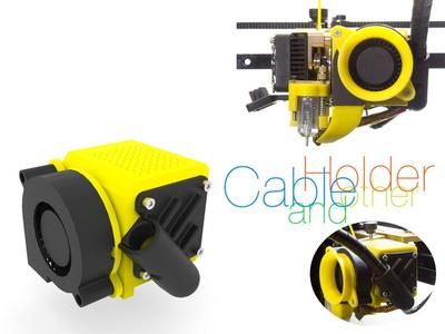 Cable holder and other for Prusa i4
