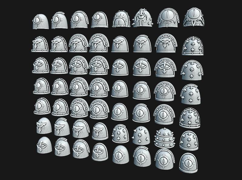 Eye of Horus and Studed Shoulderpads