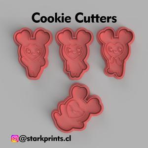 SET OF TWICE LOVELY COOKIE CUTTERS