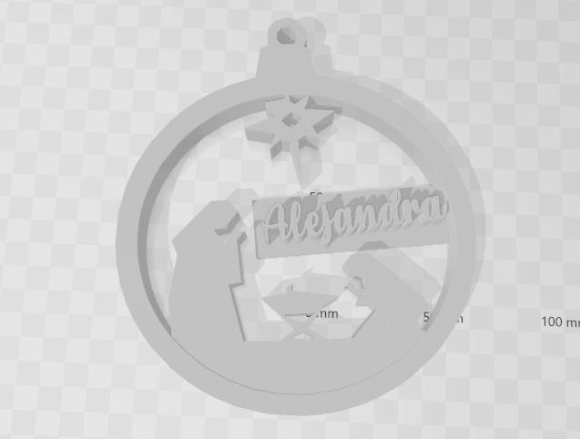 Alejandra Christmas sphere