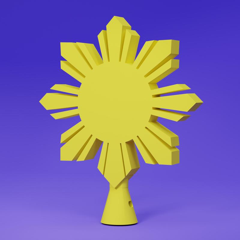 Filipino Sun Star for Christmas tree - Holiday