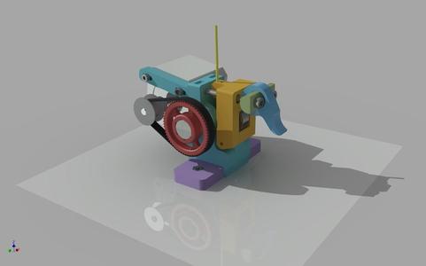 Compact Belt Drive Extruder