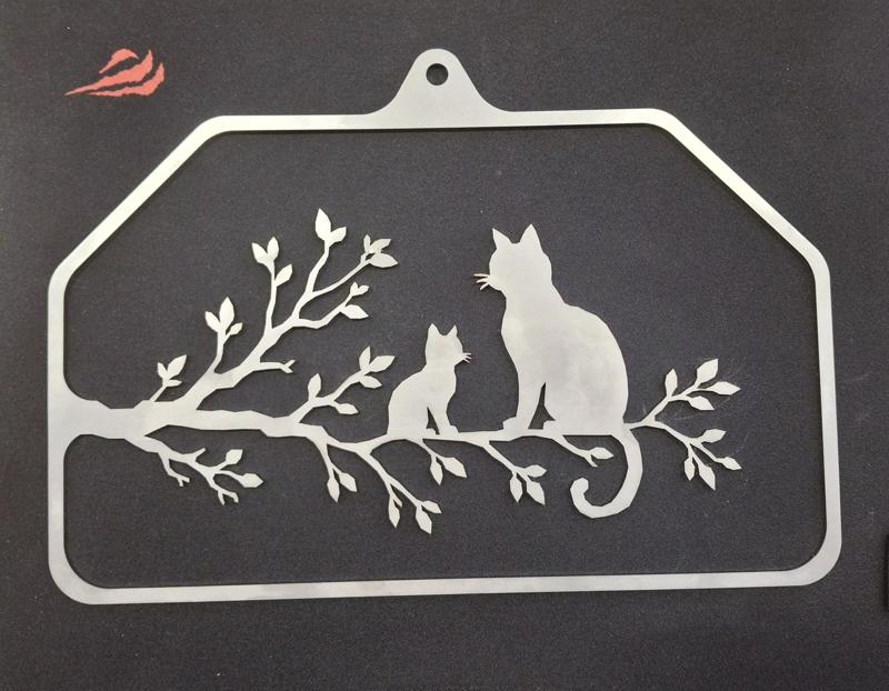 Art Painting Cats on Tree 3D Printable